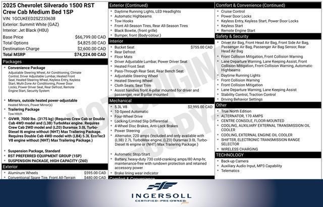 Used 2025 Chevrolet Silverado 1500 RST image 14