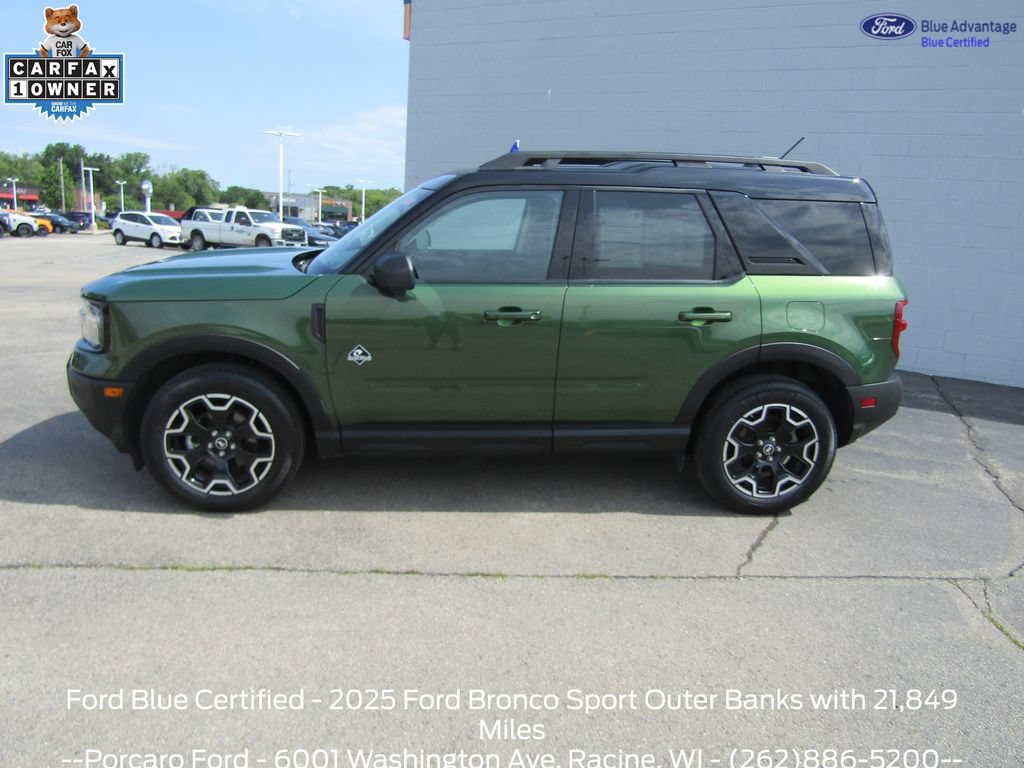 Certified 2025 Ford Bronco Sport Outer Banks w/ Outer Banks Tech Package+ AWD/4WD image 2