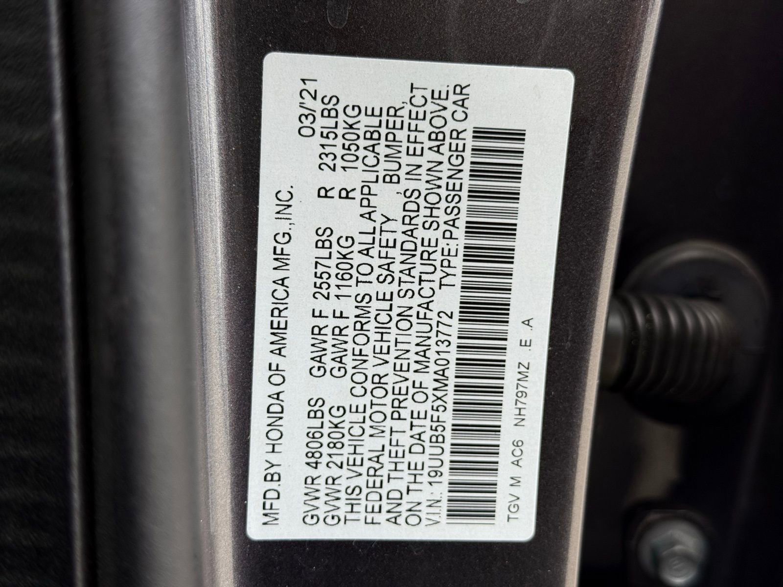 Used 2021 Acura TLX w/ A-SPEC Pkg image 75