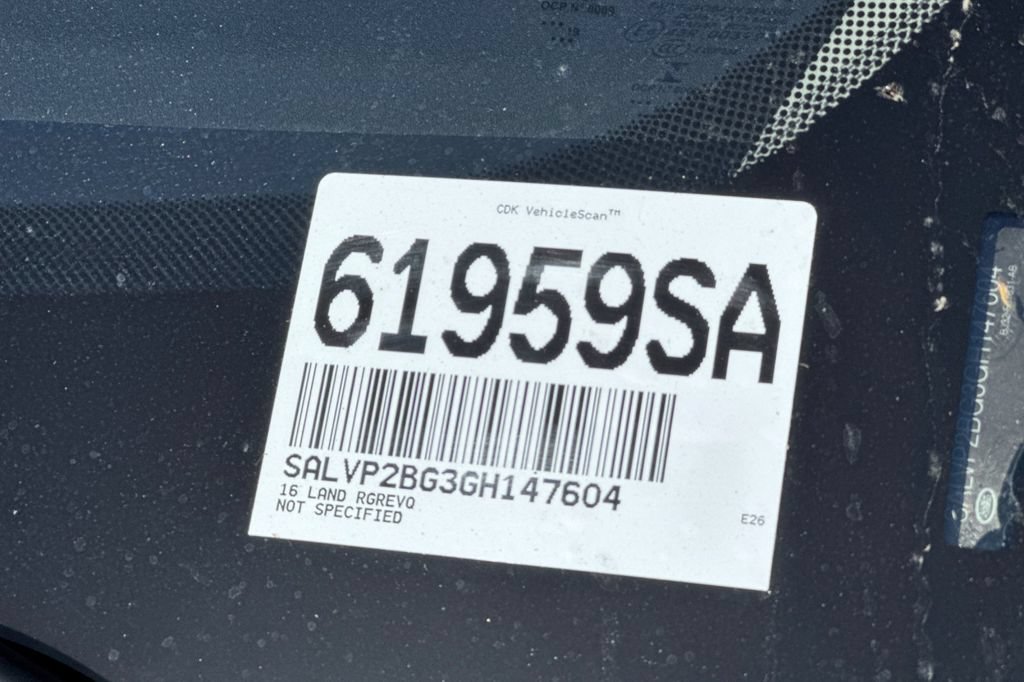 Used 2016 Land Rover Range Rover Evoque SE AWD/4WD image 3
