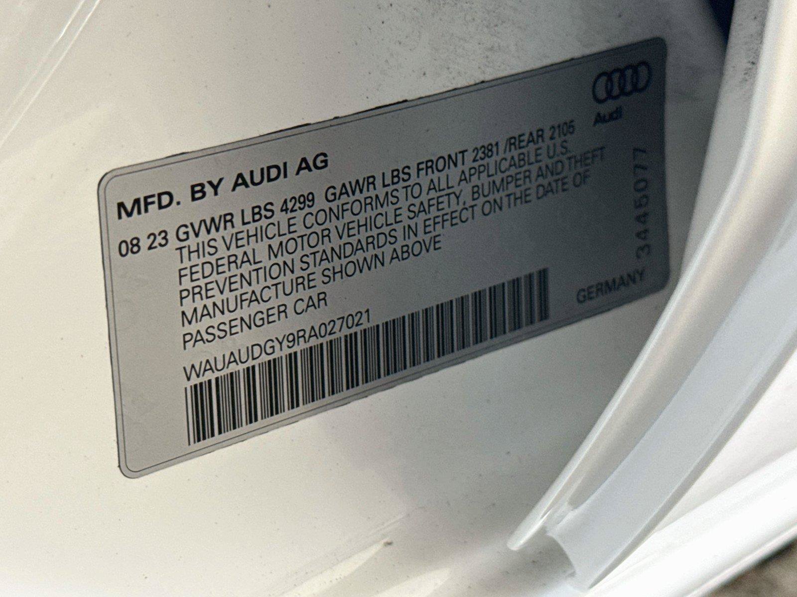 Certified 2024 Audi A3 2.0T Premium FWD image 34