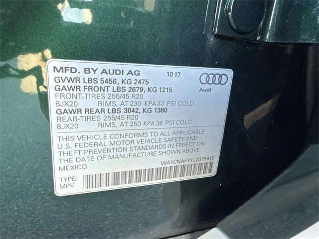 Used 2018 Audi Q5 Prestige w/ Prestige Package image 31