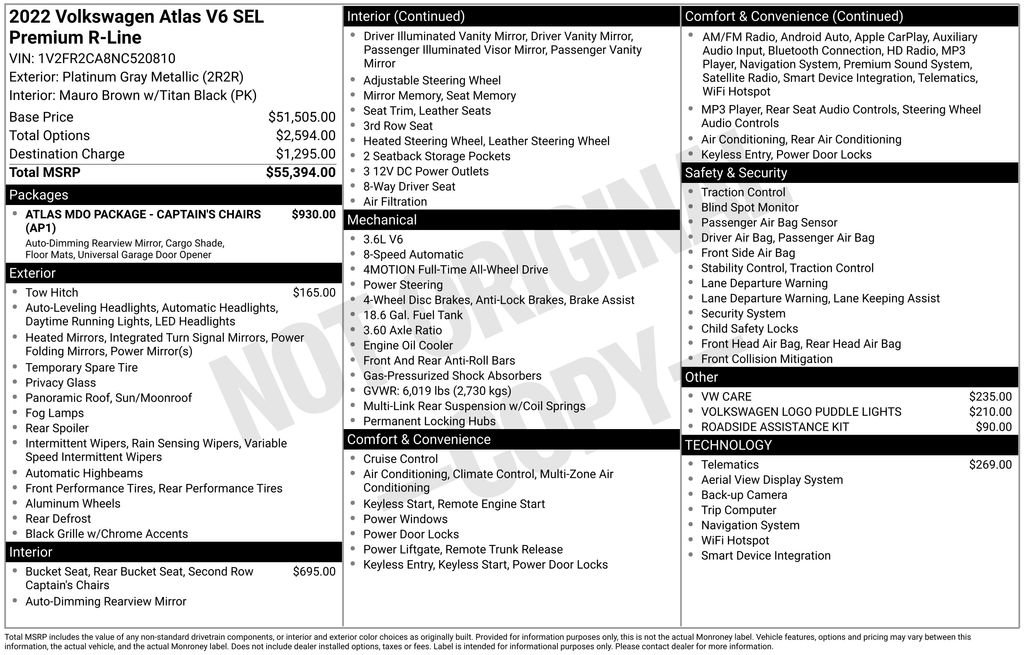 Used 2022 Volkswagen Atlas SEL Premium image 7