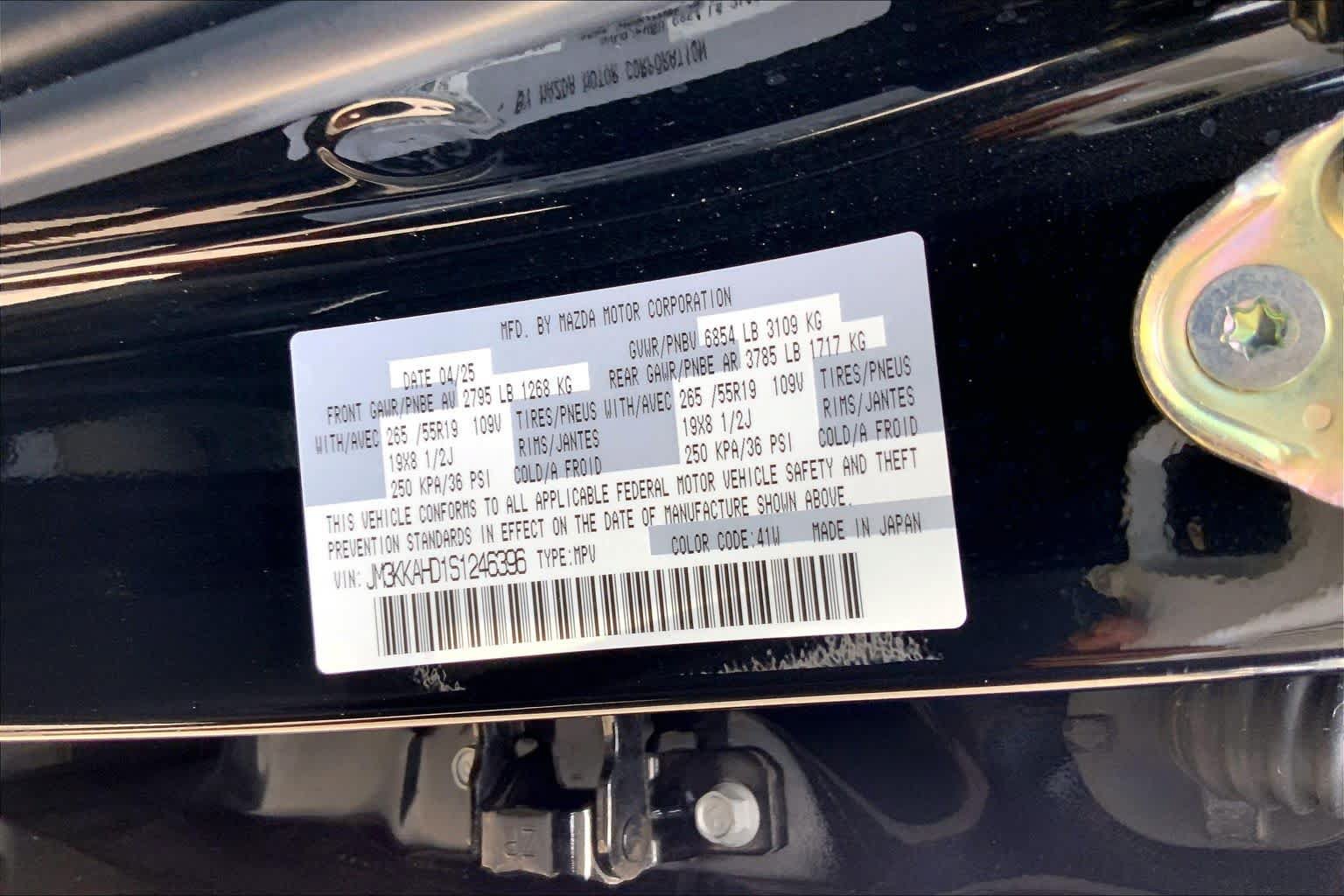 Certified 2025 MAZDA CX-90 3.3 Turbo w/ Select Package AWD/4WD image 34