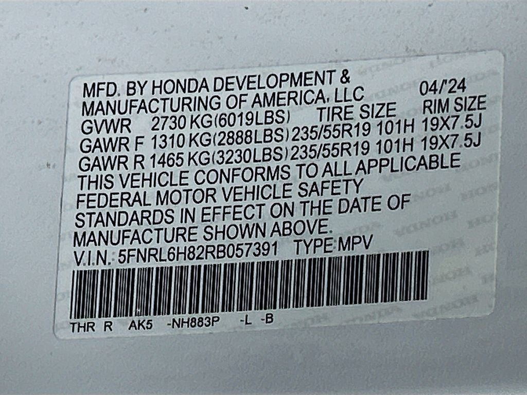 Used 2024 Honda Odyssey Touring image 33