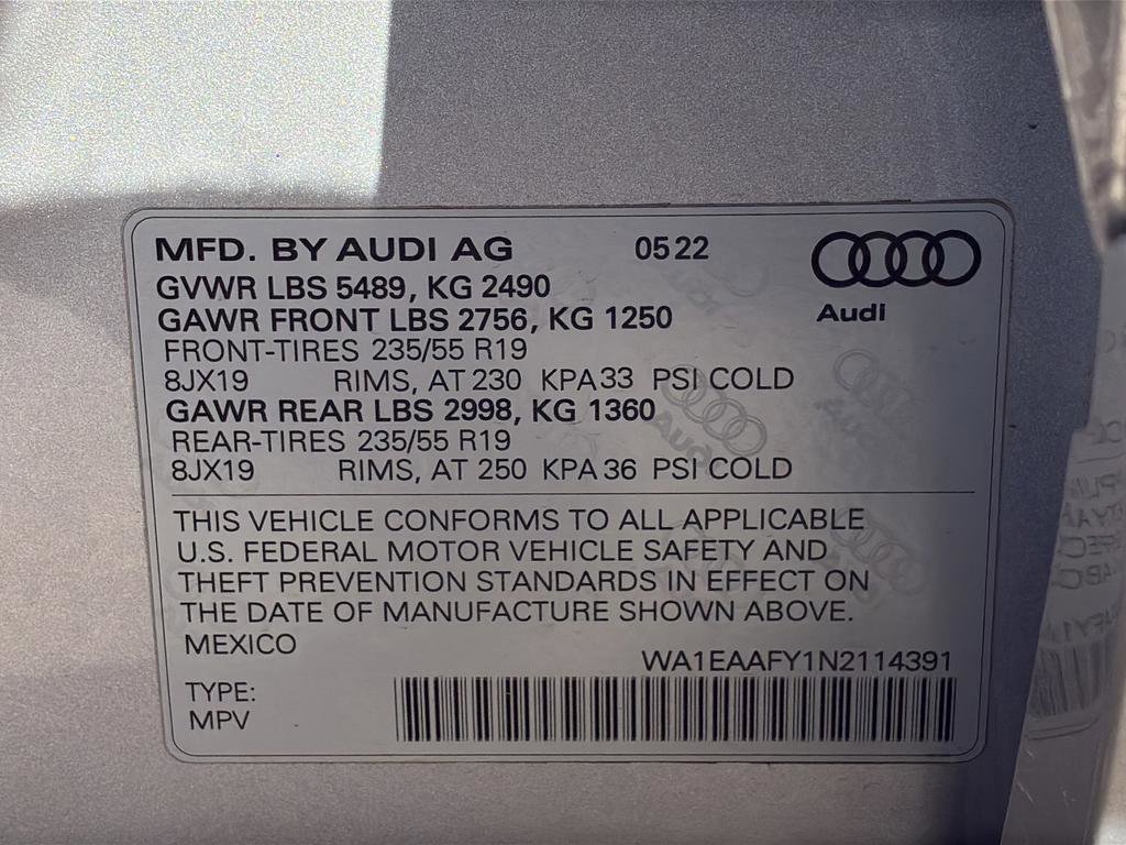 Used 2022 Audi Q5 2.0T Premium Plus image 30