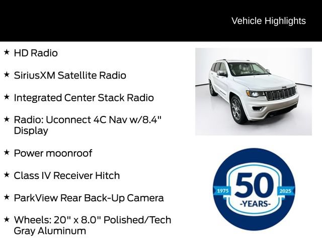Used 2020 Jeep Grand Cherokee Overland AWD/4WD image 11