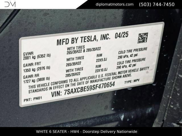 Used 2025 Tesla Model X AWD/4WD image 46