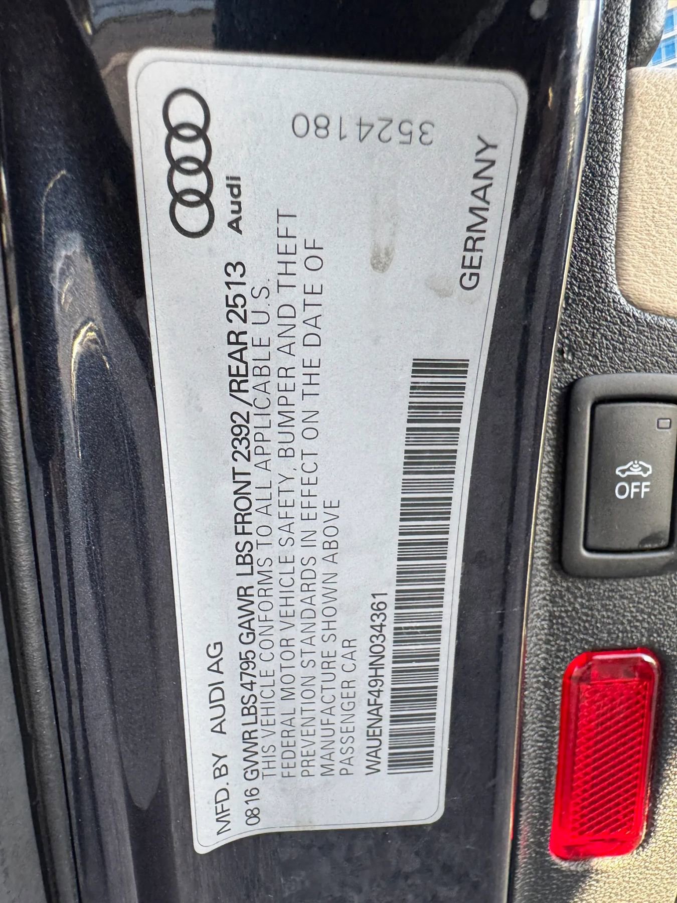 Used 2017 Audi A4 2.0T Premium Plus w/ Premium Plus Package AWD/4WD image 33