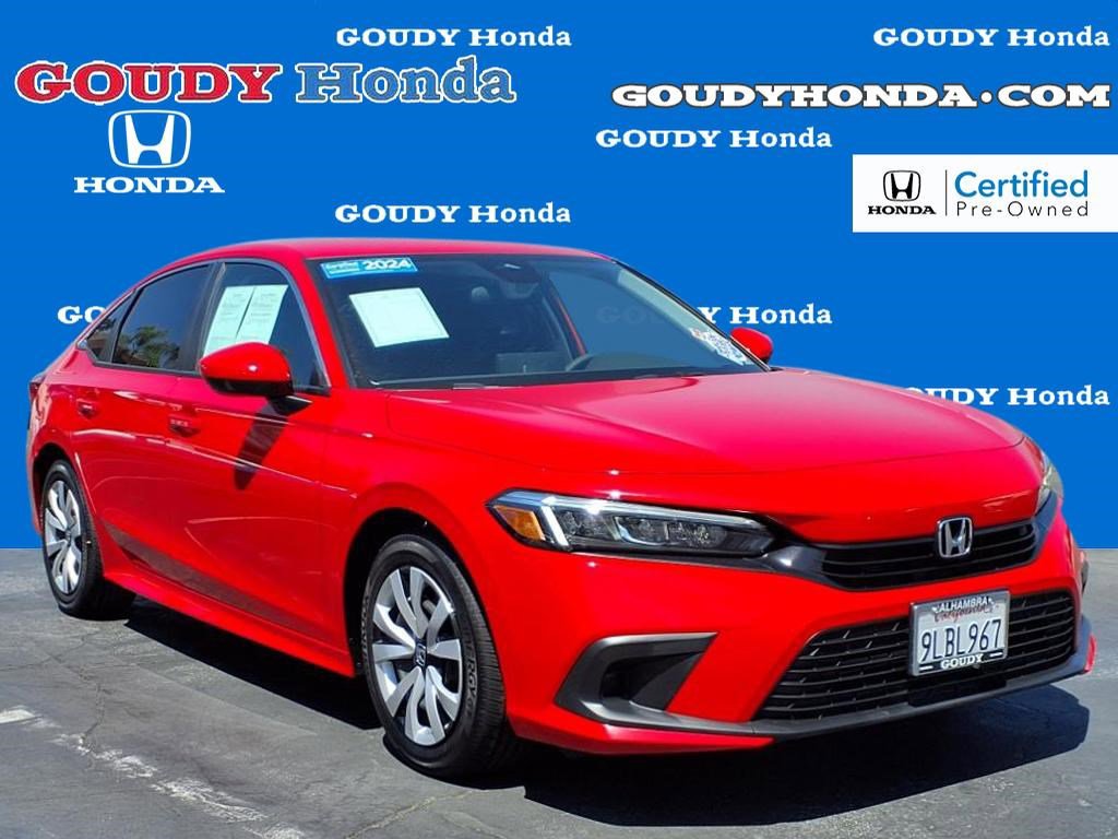 Certified 2024 Honda Civic LX