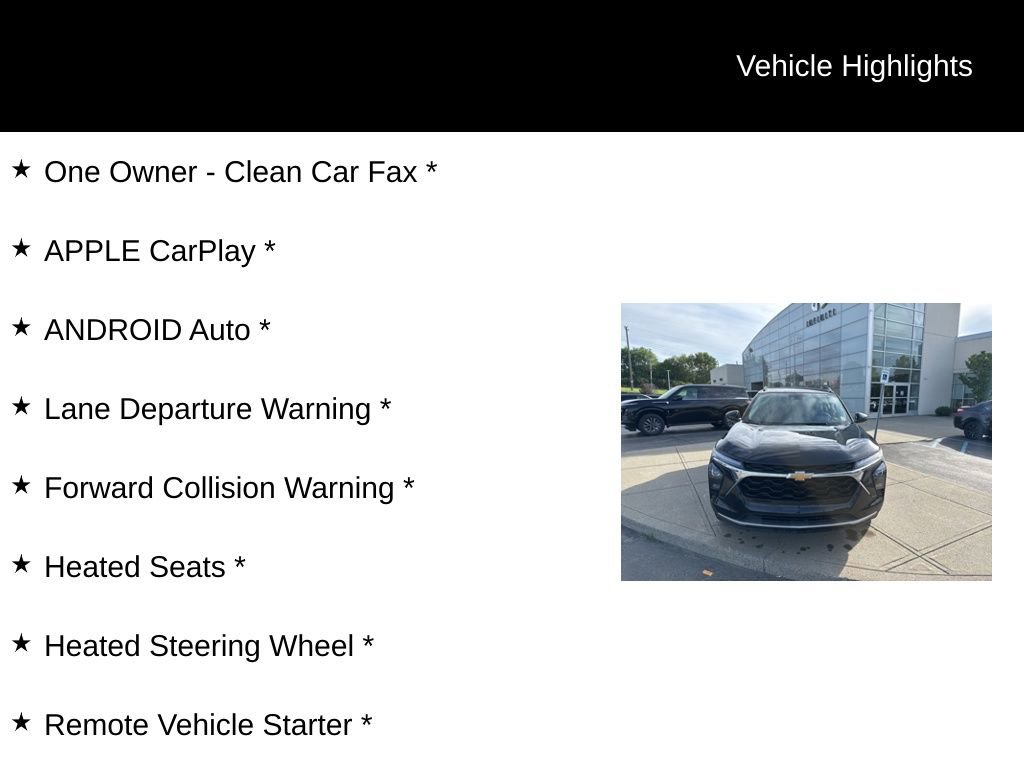 Used 2025 Chevrolet Trax LT w/ LT Convenience Package FWD image 11