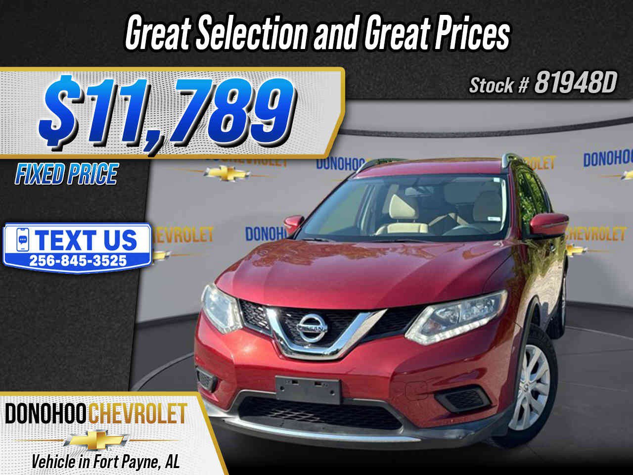 Used 2016 Nissan Rogue S w/ Appearance Package