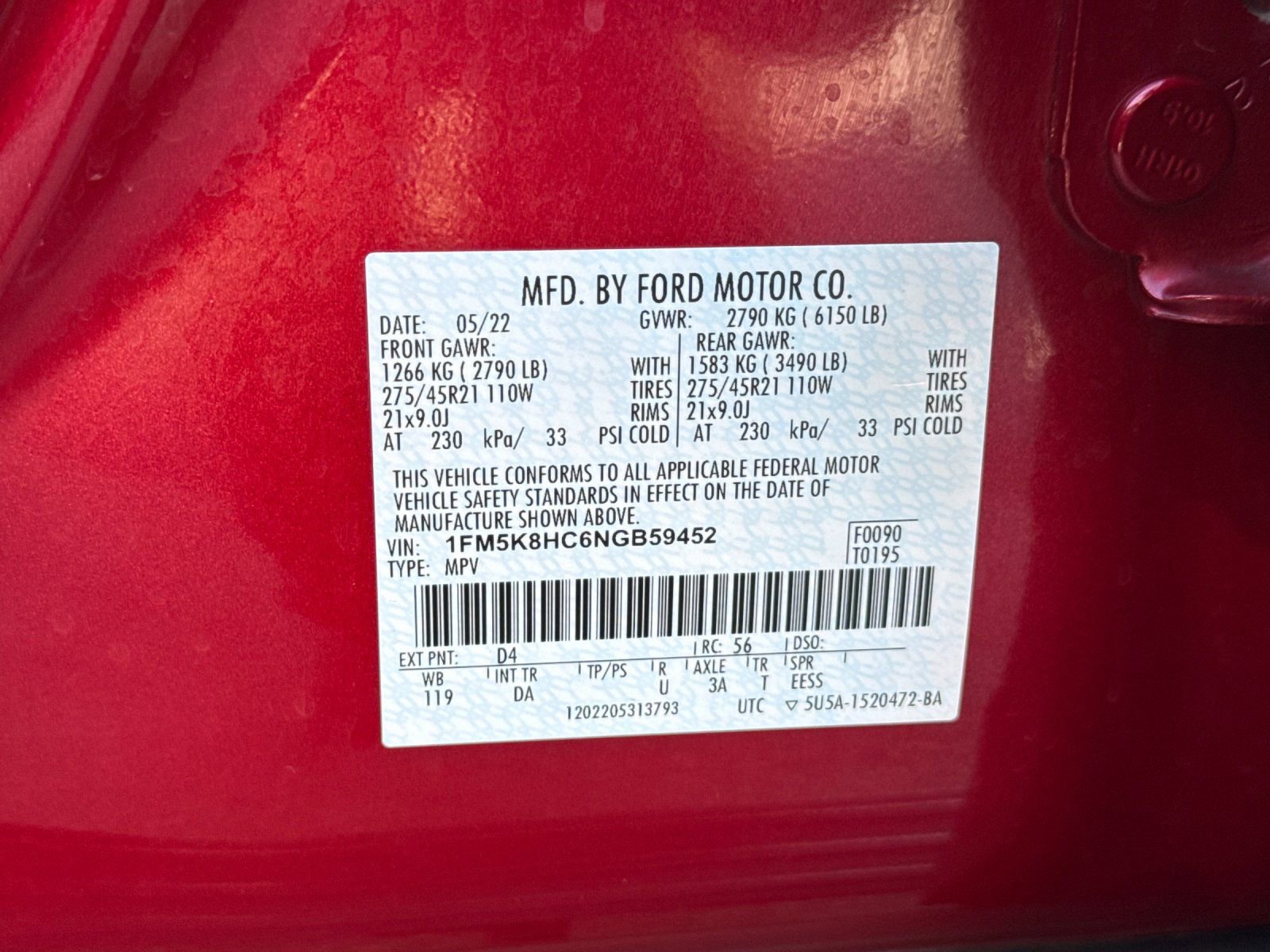 Used 2022 Ford Explorer Platinum w/ Equipment Group 601A image 39