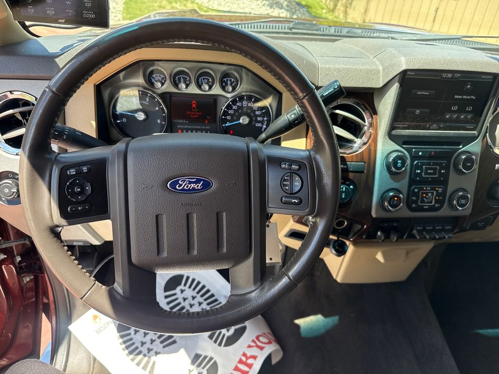 Used 2015 Ford F350 Lariat w/ Lariat Interior Package AWD/4WD image 13