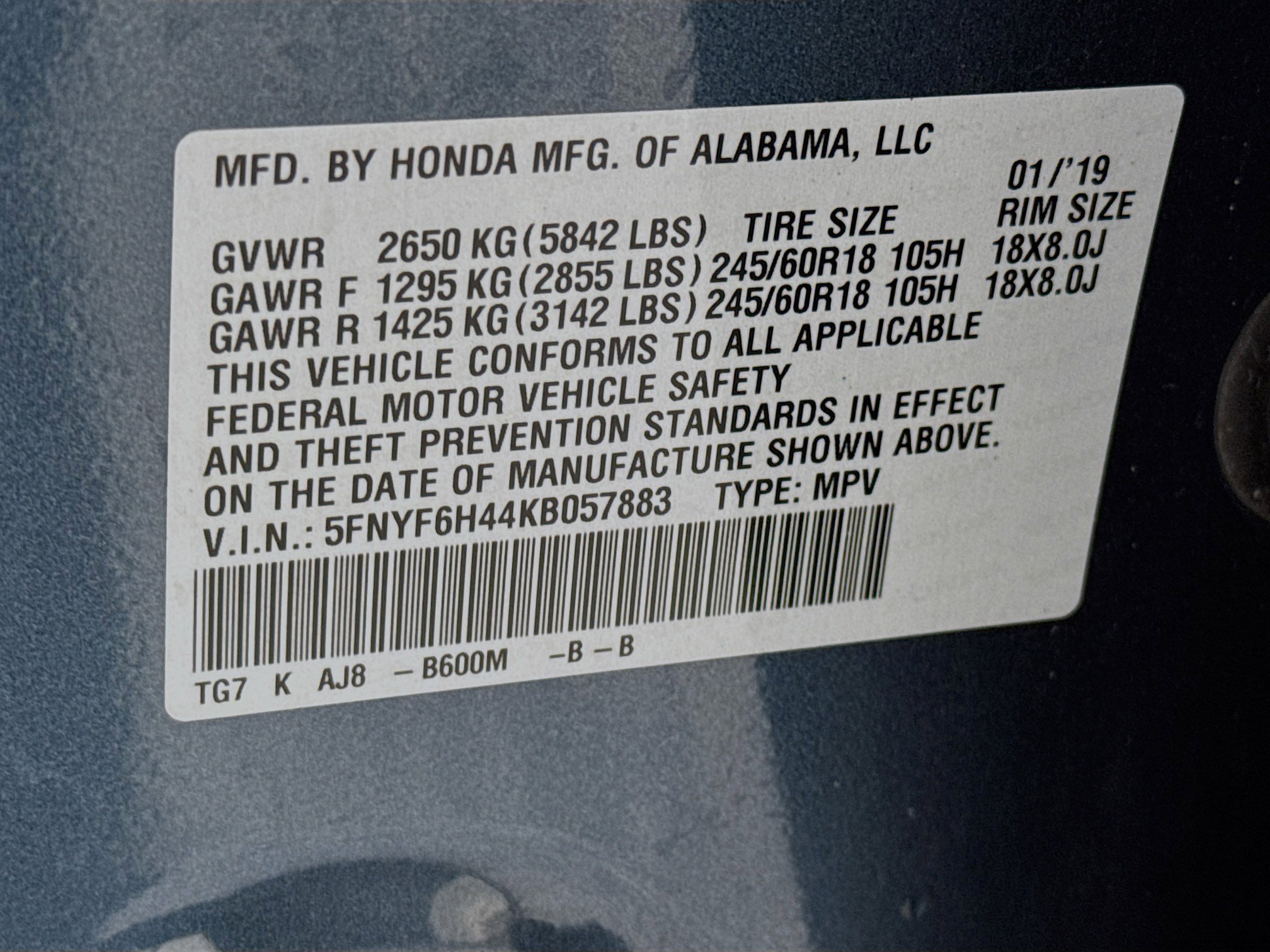 Used 2019 Honda Pilot EX-L image 35