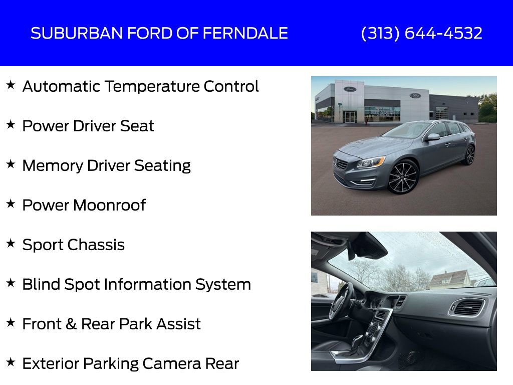 Used 2016 Volvo V60 T5 Platinum w/ 19" Sport Package image 12