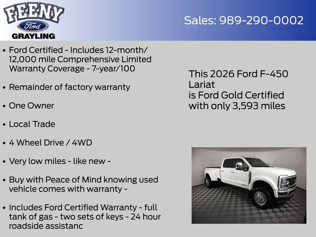 Used 2026 Ford F450 Lariat w/ Lariat Ultimate Package image 5