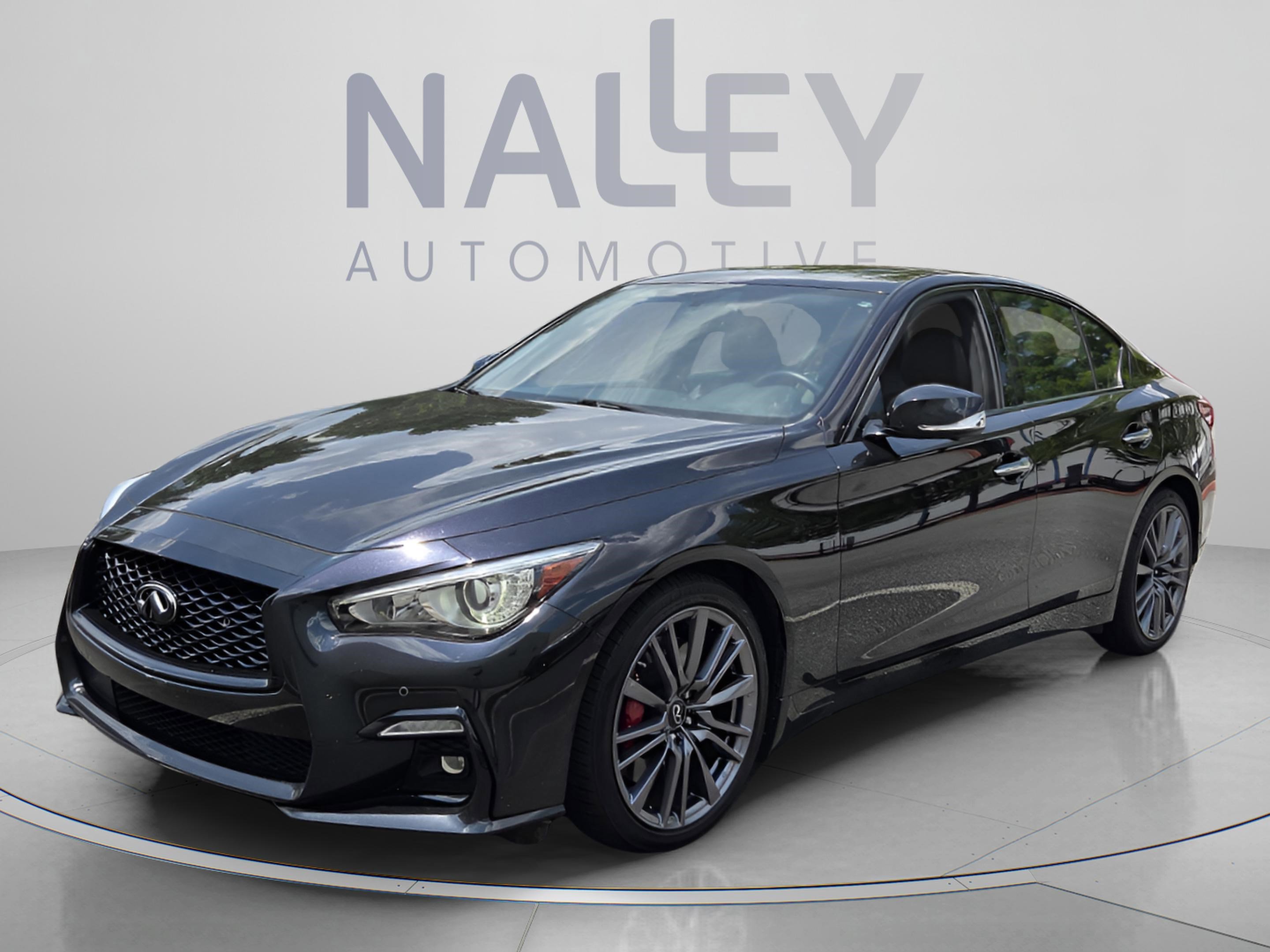 Used 2023 INFINITI Q50 Red Sport 400 w/ Black Opal Edition RWD image 1