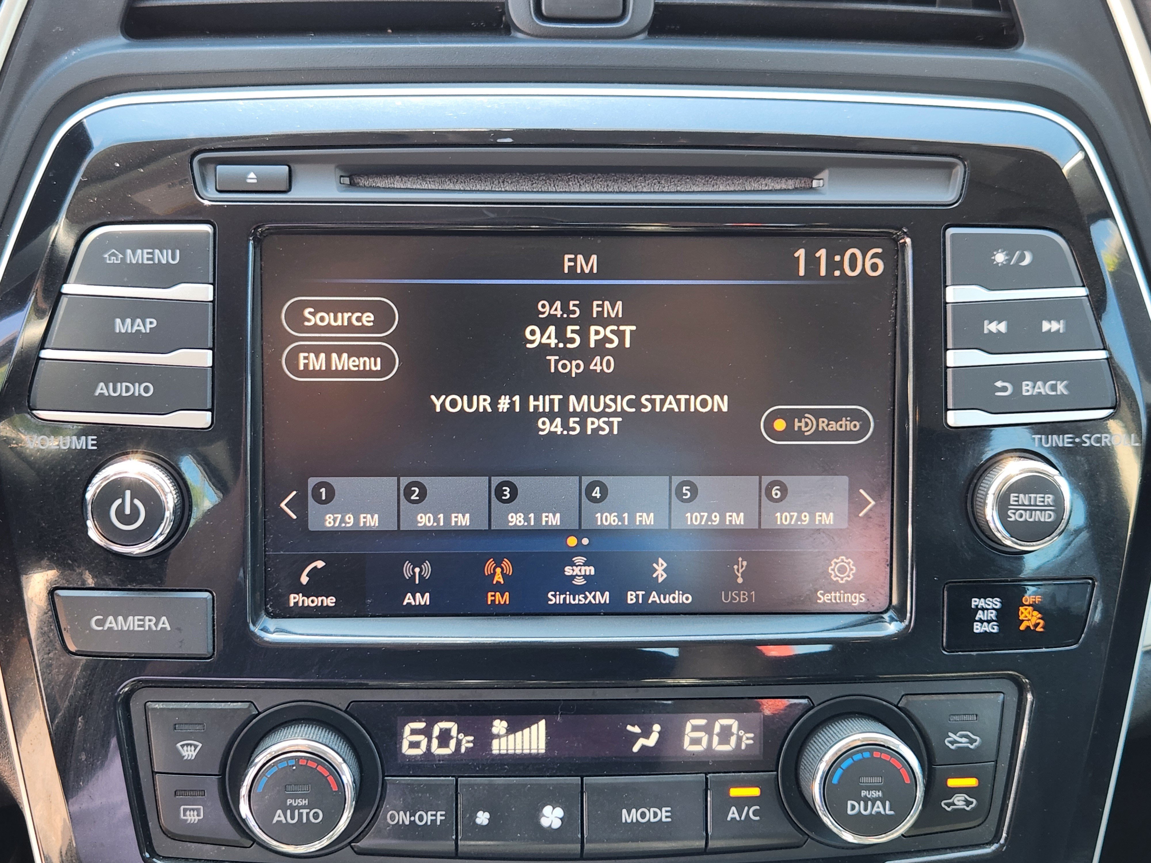 Certified 2019 Nissan Maxima 3.5 SV w/ Floor Mat Group FWD image 11