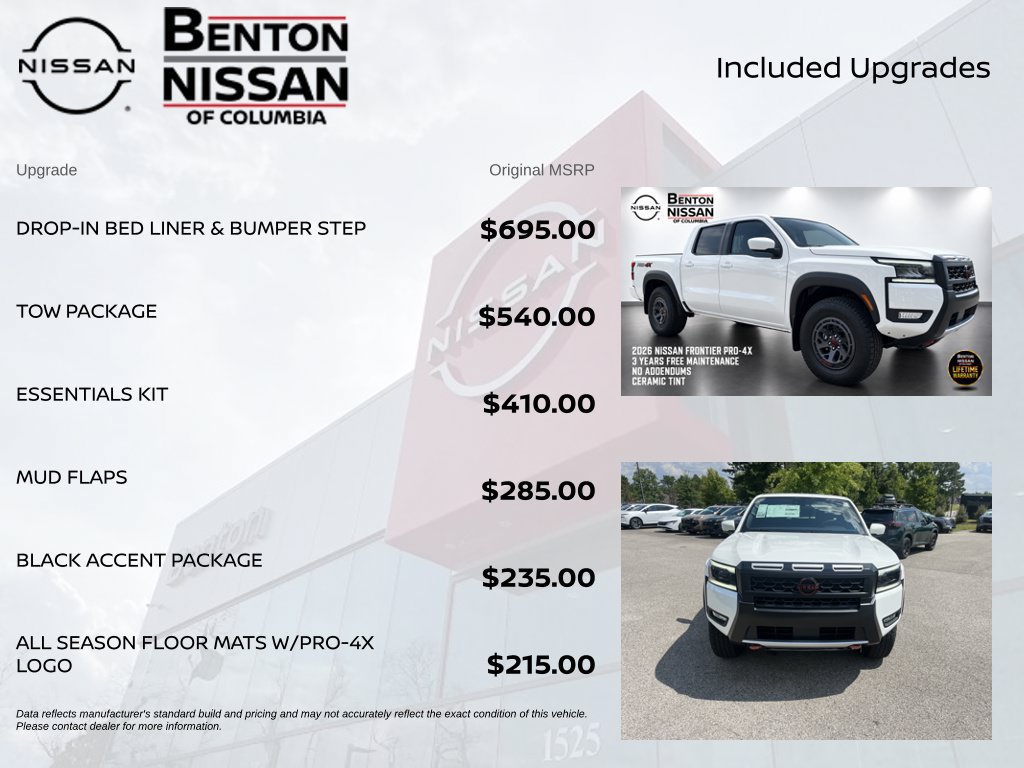 New 2026 Nissan Frontier PRO-4X w/ Tow Package AWD/4WD image 7
