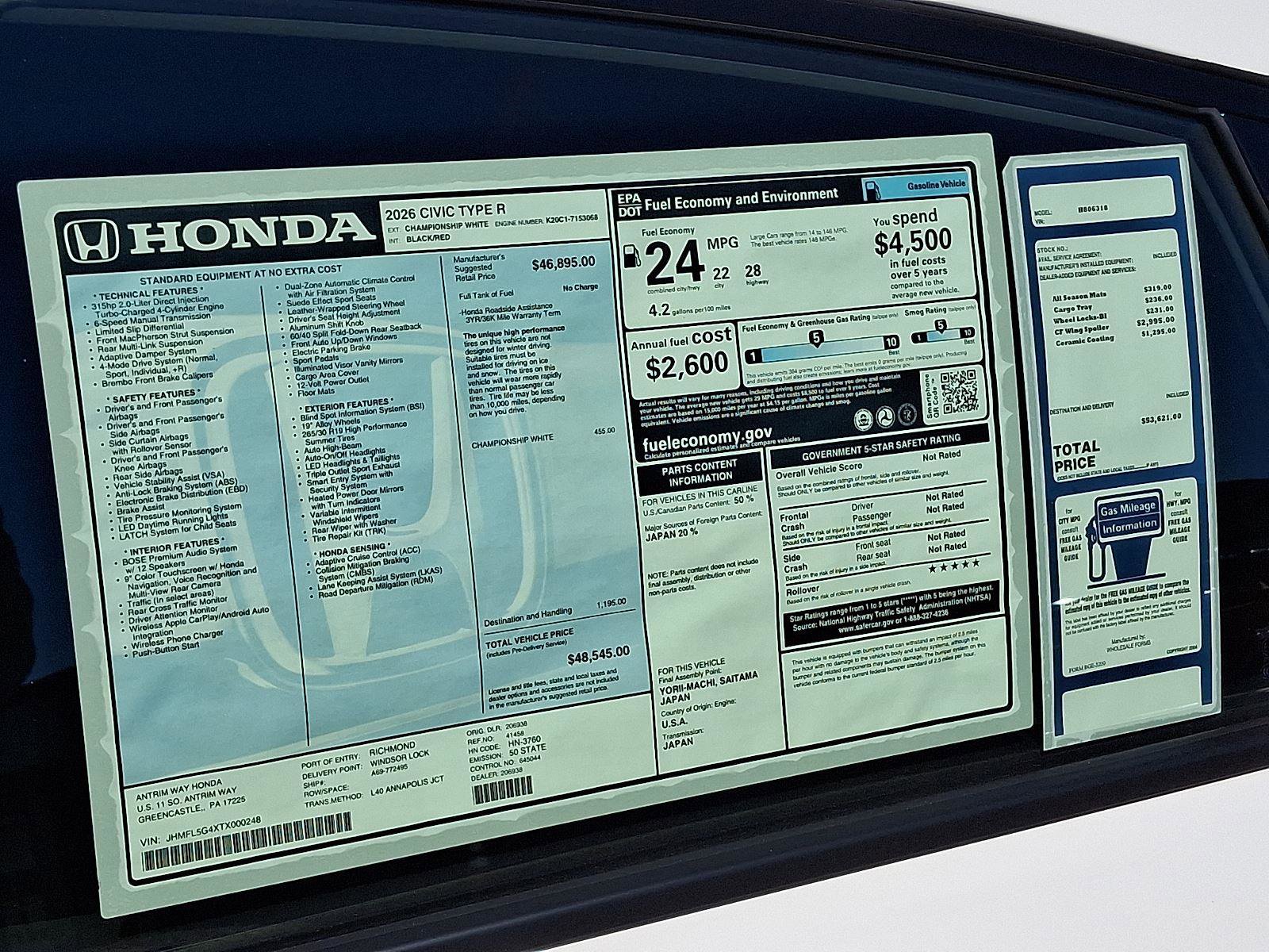 New 2026 Honda Civic Type R image 11