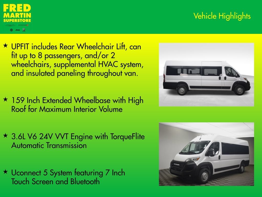 New 2026 RAM ProMaster 3500 w/ Convenience Group FWD image 8