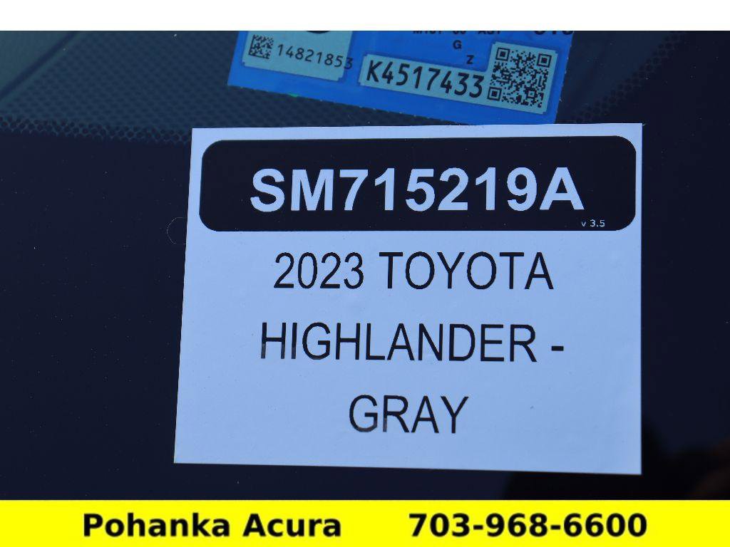 Used 2023 Toyota Highlander XSE image 39