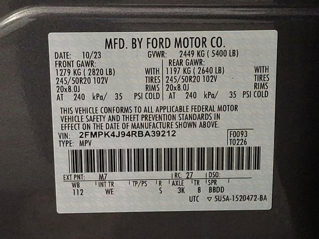 Used 2024 Ford Edge ST-Line w/ Class II Trailer Tow Package AWD/4WD image 27