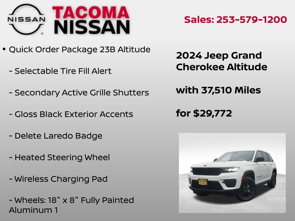 Used 2024 Jeep Grand Cherokee Altitude image 12