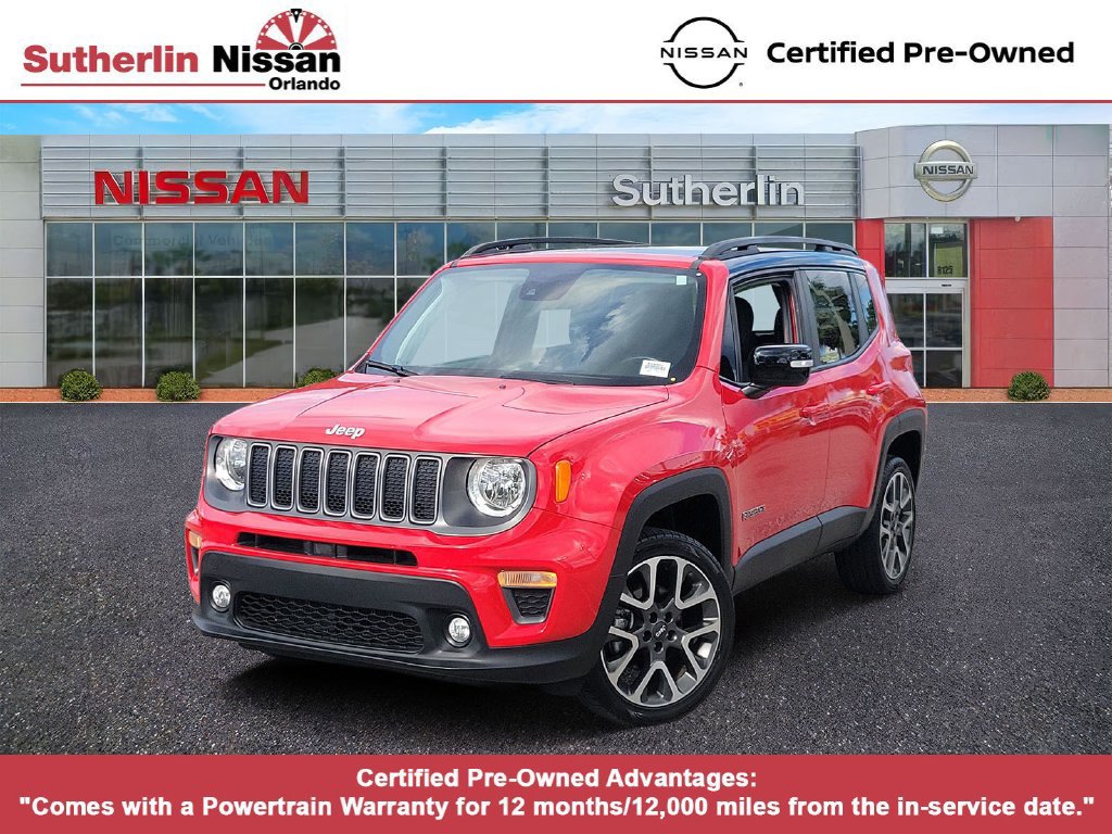 Used 2022 Jeep Renegade Limited w/ Sun, Sound & Wheels Group