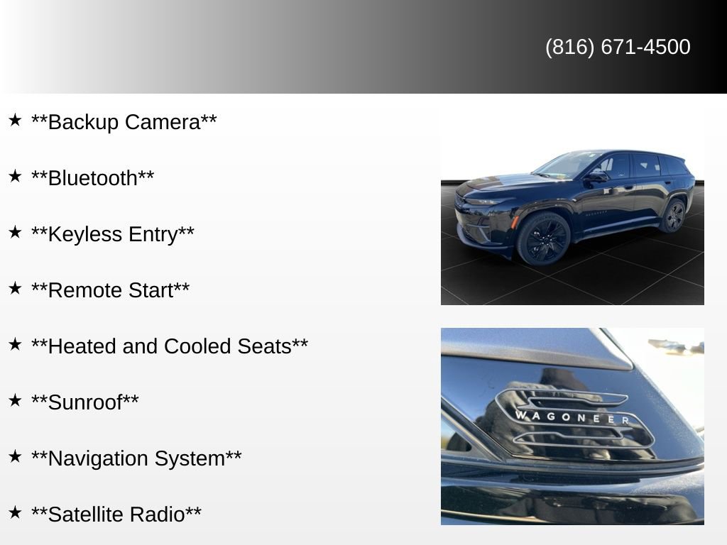 Used 2025 Jeep Wagoneer S Launch Edition image 87