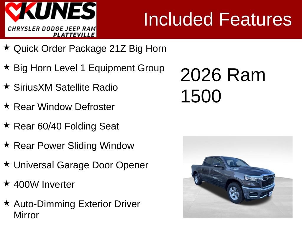 New 2026 RAM 1500 Big Horn image 2