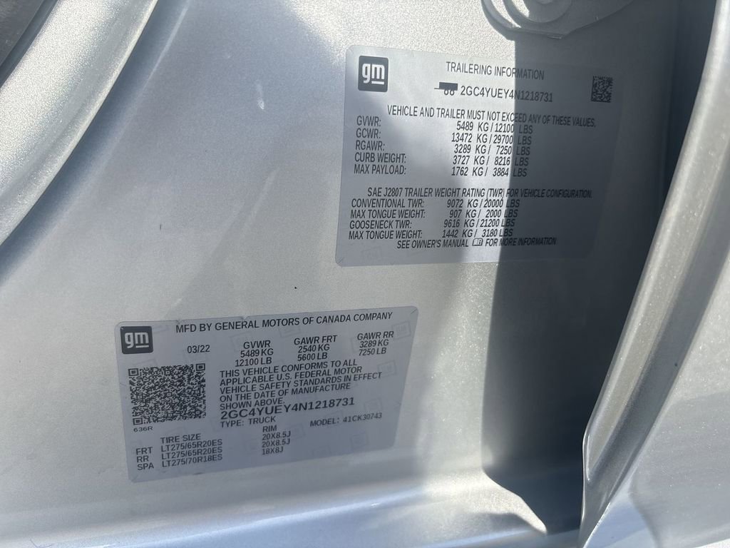 Certified 2022 Chevrolet Silverado 3500 LTZ w/ LTZ Convenience Package image 31