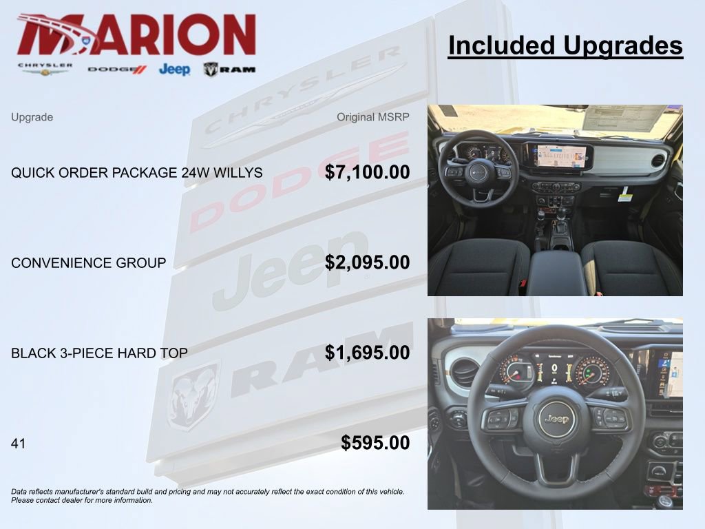 New 2025 Jeep Gladiator Sport AWD/4WD image 9