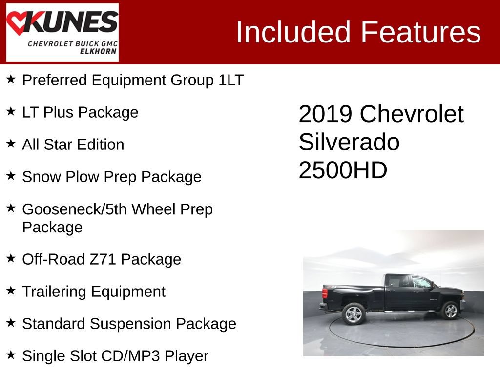 Used 2019 Chevrolet Silverado 2500 LT w/ All Star Edition AWD/4WD image 3