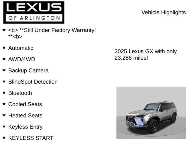 Certified 2025 Lexus GX 550 AWD/4WD image 8