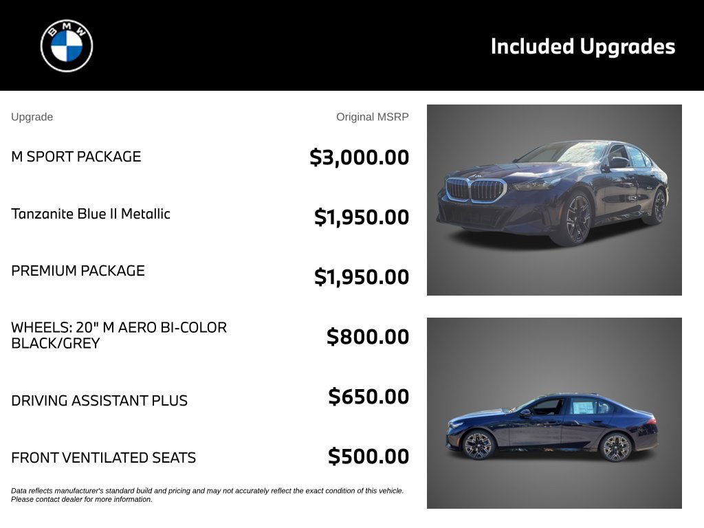 New 2027 BMW 530i xDrive w/ M Sport Package AWD/4WD image 4
