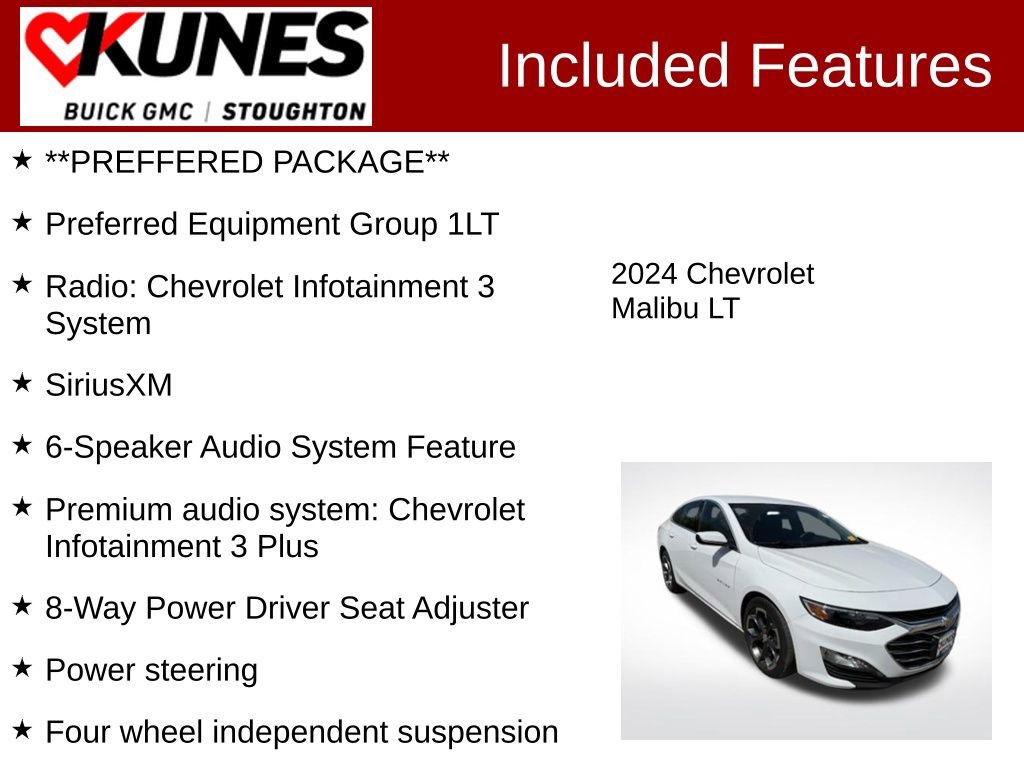 Used 2024 Chevrolet Malibu LT FWD image 3