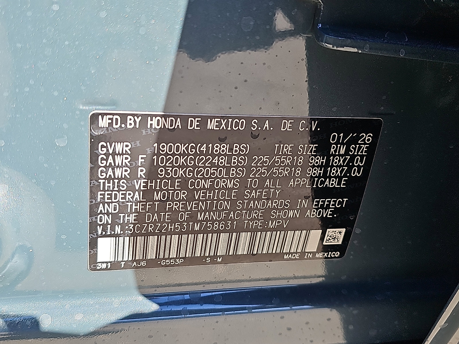 New 2026 Honda HR-V Sport image 10