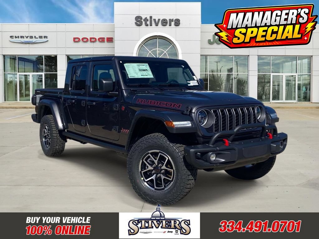 New 2026 Jeep Gladiator Rubicon w/ Steel Bumper Group