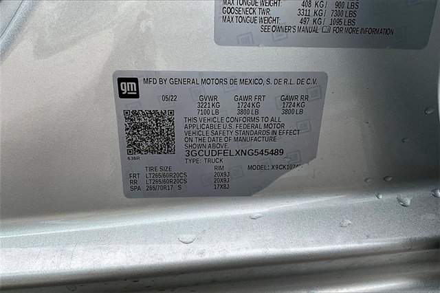 Used 2022 Chevrolet Silverado 1500 LT Trail Boss w/ Convenience Package II image 16