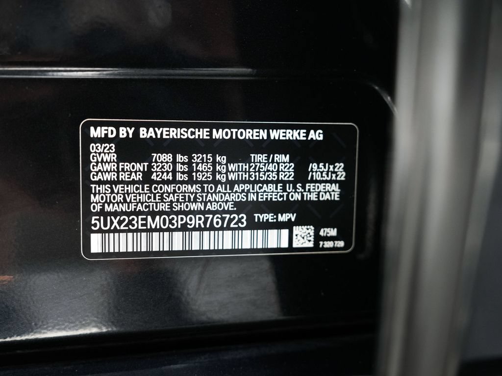 Used 2023 BMW X7 xDrive40i w/ M Sport Package AWD/4WD image 15