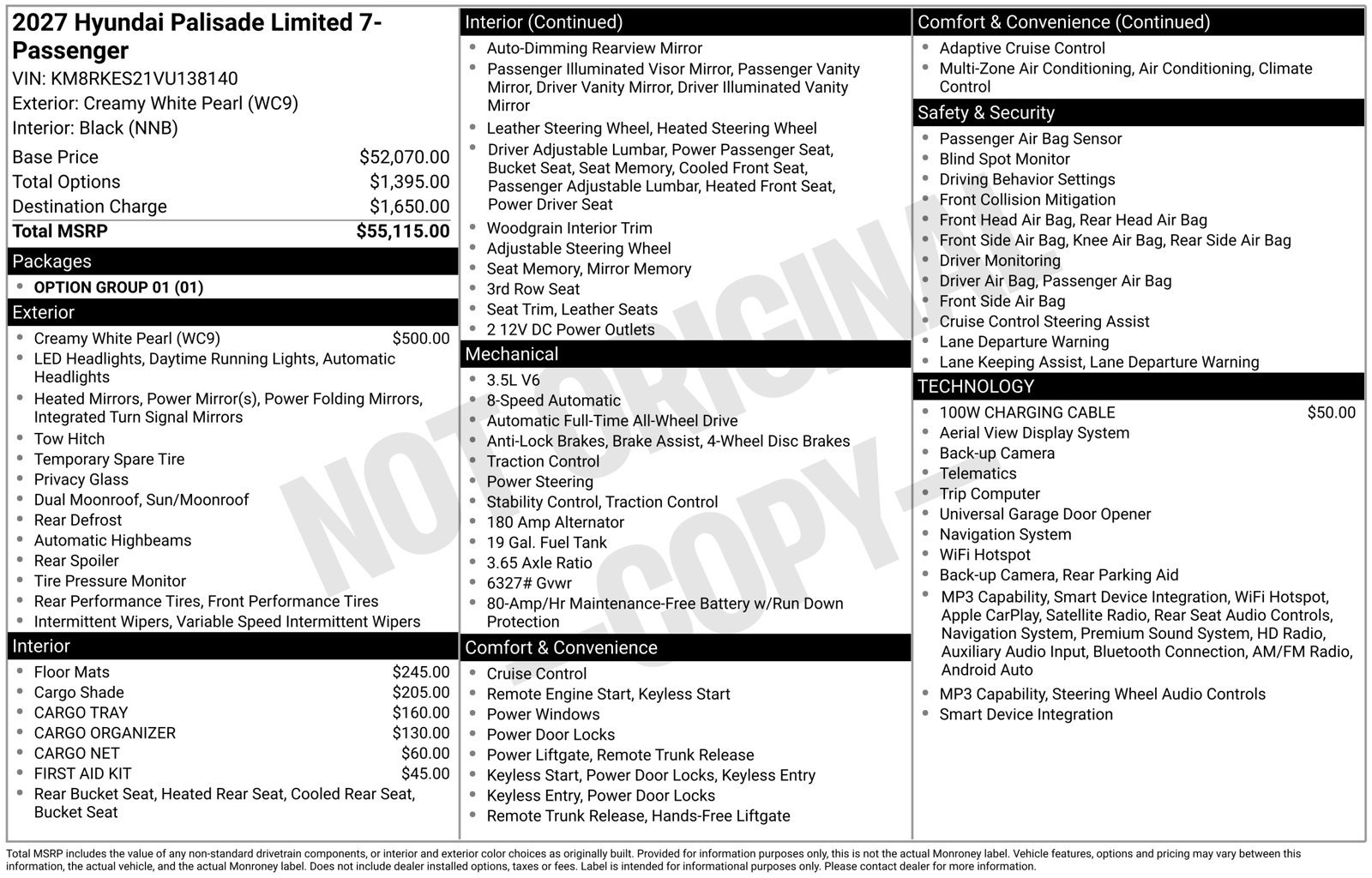 New 2027 Hyundai Palisade Limited AWD/4WD image 27