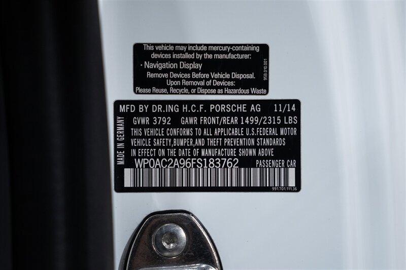 Used 2015 Porsche 911 GT3 RWD image 27