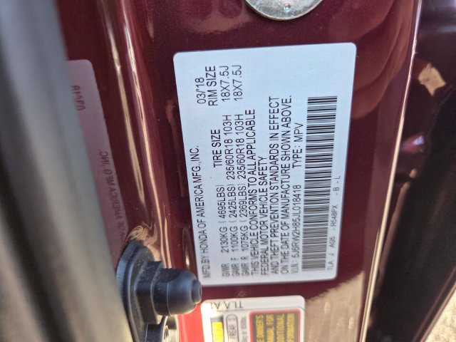 Used 2018 Honda CR-V EX-L image 22