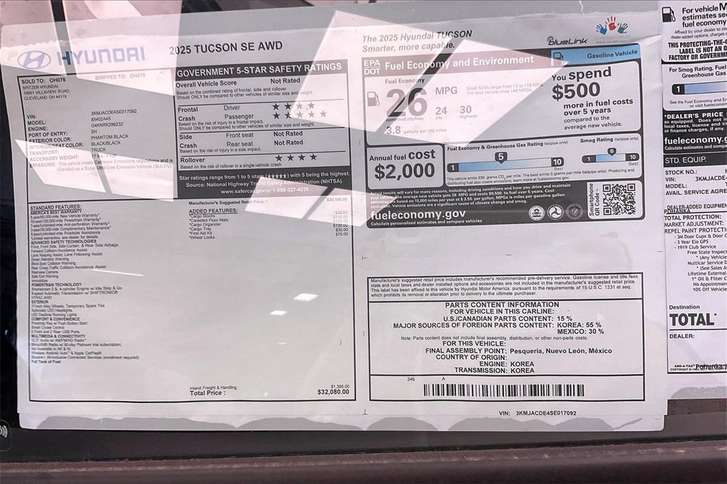 New 2025 Hyundai Tucson SE image 13