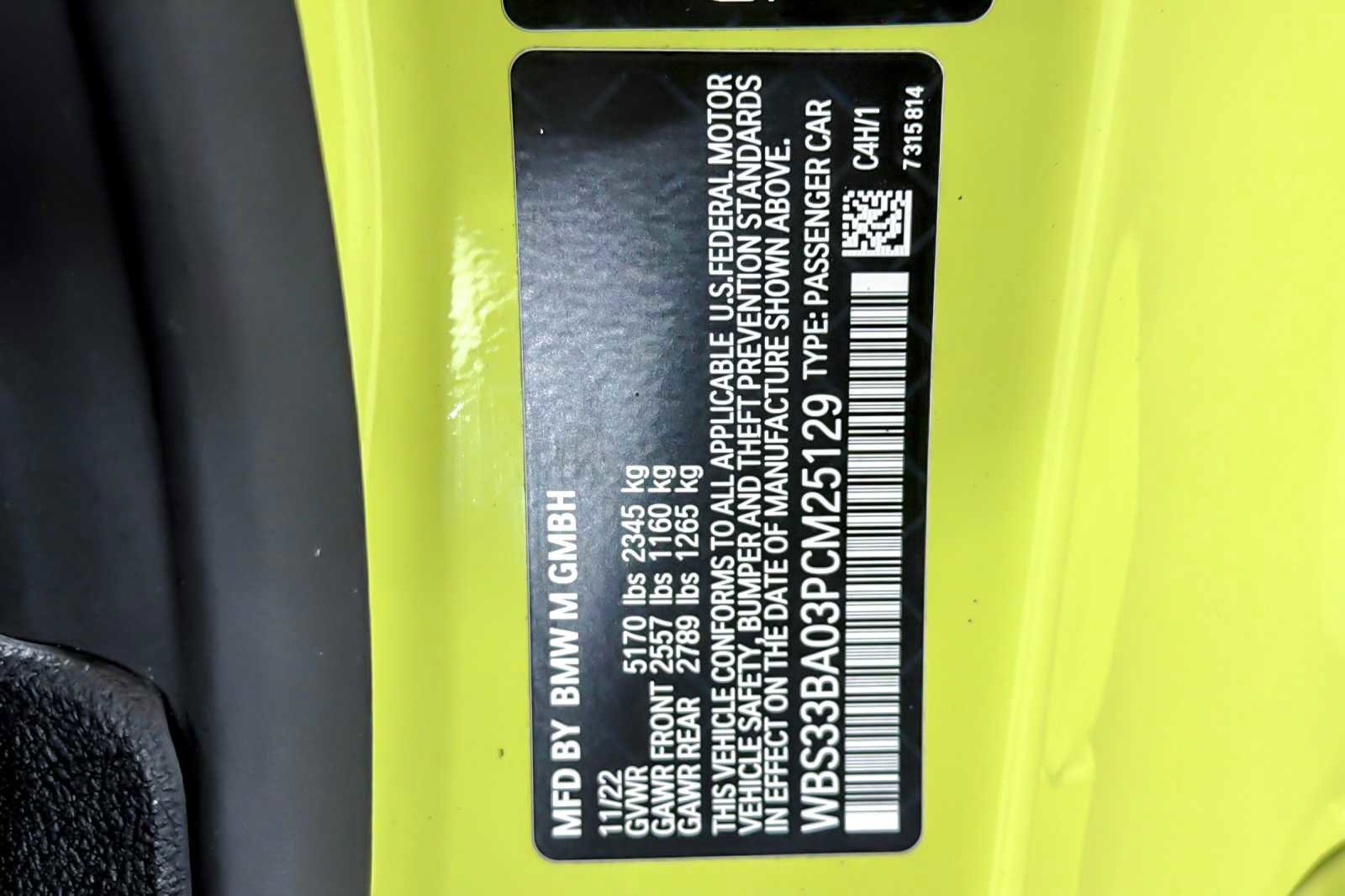 Used 2023 BMW M4 xDrive Competition w/ Parking Assistance Package image 28