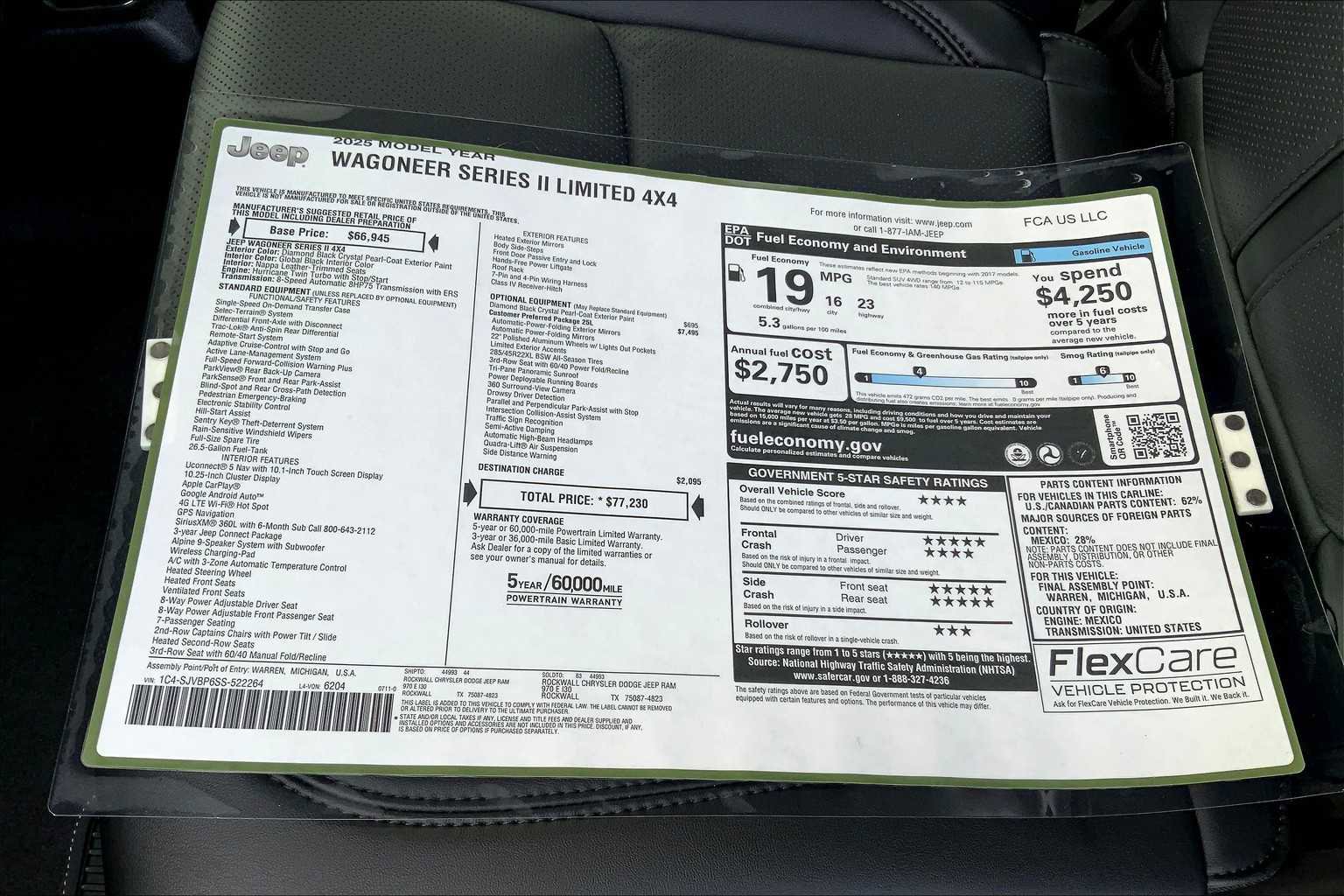 New 2025 Jeep Wagoneer Series II image 20