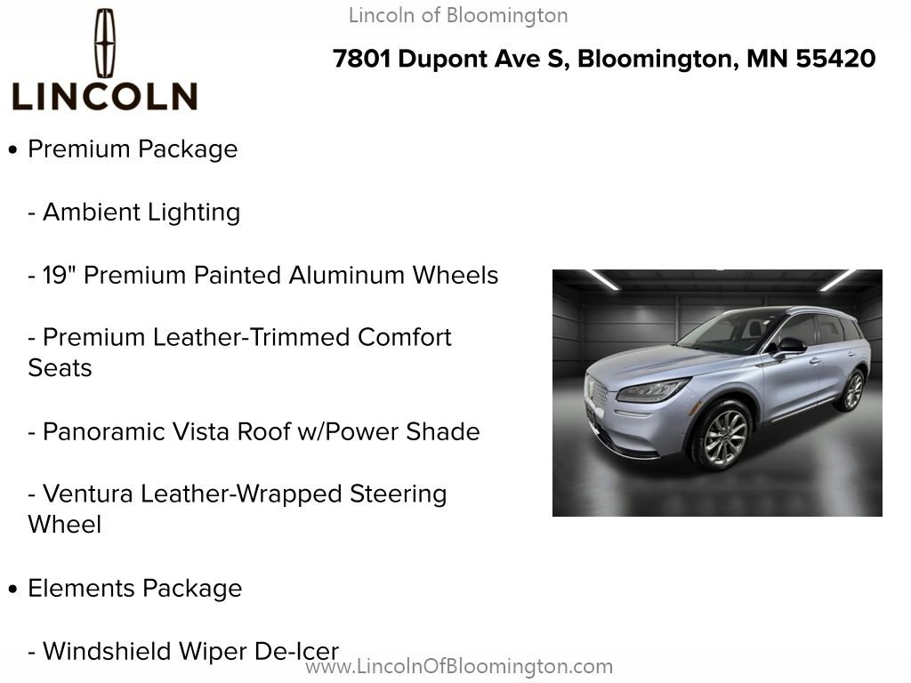 Certified 2022 Lincoln Corsair AWD w/ Premium Package image 10