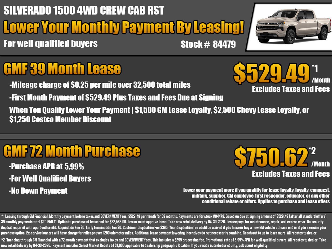 New 2026 Chevrolet Silverado 1500 RST AWD/4WD image 2